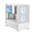 Fractal Design Pop Mini Air RGB White TG Clear Tint, mATX, Mini ITX, Power supply included No