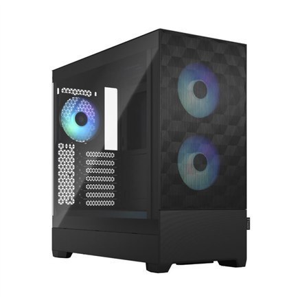 Fractal Design op Air RGB Black TG Clear Tint, ATX, mATX, Mini ITX, Power supply included No