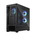 Fractal Design op Air RGB Black TG Clear Tint, ATX, mATX, Mini ITX, Power supply included No