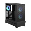 Fractal Design op Air RGB Black TG Clear Tint, ATX, mATX, Mini ITX, Power supply included No