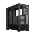 Fractal Design op Air RGB Black TG Clear Tint, ATX, mATX, Mini ITX, Power supply included No