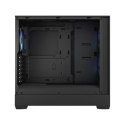 Fractal Design op Air RGB Black TG Clear Tint, ATX, mATX, Mini ITX, Power supply included No