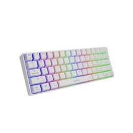 Genesis THOR 660 RGB Gaming keyboard, RGB LED light, US, White, Bluetooth, Wired, Wireless connection, Gateron Red Switch