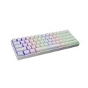 Genesis THOR 660 RGB Gaming keyboard, RGB LED light, US, White, Bluetooth, Wired, Wireless connection, Gateron Red Switch