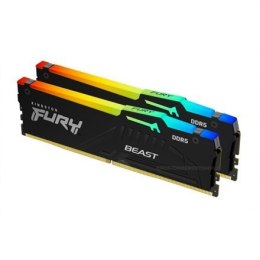 Kingston Fury Beast RGB 32 Kit (16GBx2) GB, DDR5, 4800 MHz, PC/server, Registered No, ECC No, 2x16 GB