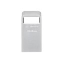 Kingston USB 3.2 Flash Drive DataTraveler micro 64 GB, USB 3.2, Silver