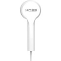 Koss Headphones KEB9iW Wired, In-ear, Microphone, White