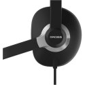 Koss USB Communication Headsets CS300 On-Ear, Microphone, Noice canceling, USB, Black