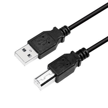 Logilink CU0007B USB 2.0 cable 2 m, USB 2.0 B (male), USB 2.0 A (male)