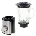 Mesko Blender MS 4080 Table, 600 W, Jar material Glass, Jar capacity 1.5 L, Ice crushing, Black/Silver