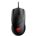 MSI Clutch GM41 Lightweight Optical, RGB LED light, Wireless connection, Black, Gaming Mouse, 1000 Hz