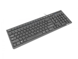 Natec Keyboard Discus 2 Slim Wired, US Layout, USB 2.0, Black