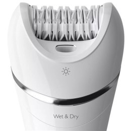 Philips Epilator BRE700/00 Operating time (max) 40 min, Wet & Dry, White, Cordless