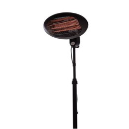 SUNRED Heater SMQ2000A, Elekra Quartz Standing Infrared, 2000 W, Black