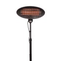 SUNRED Heater SMQ2000A, Elekra Quartz Standing Infrared, 2000 W, Black