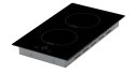 Simfer Hob H3.020.DEISP Induction, Number of burners/cooking zones 2, Touch control, Timer, Black