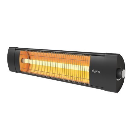 Simfer Indoor Thermal Infrared Quartz Heater Dysis HTR-7407 Infrared, 2300 W, Suitable for rooms up to 23 m², Black