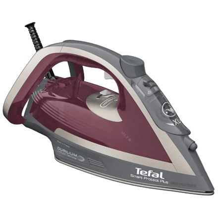 TEFAL FV6870E0 Steam Iron, 2800 W, Water tank capacity 270 ml, Continuous steam 40 g/min, Red/Grey