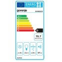 Gorenje Hood BHI681EB Telescopic, Energy efficiency class D, Width 58 cm, 370 m³/h, Mechanical control, LED, Black