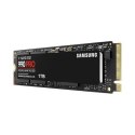 Samsung 990 PRO 1000 GB, SSD form factor M.2 2280, SSD interface PCIe Gen4x4, Write speed 6900 MB/s, Read speed 7450 MB/s