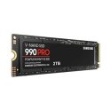 Samsung 990 PRO 2000 GB, SSD form factor M.2 2280, SSD interface PCIe Gen4x4, Write speed 6900 MB/s, Read speed 7450 MB/s