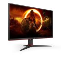 AOC Monitor Q27G2E/BK 27 ", VA, QHD, 2560 x 1440, 16:9, 1 ms, 250 cd/m², Black/Red, 155 Hz, HDMI ports quantity 2