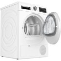 Bosch Dryer Machine WQG242AMSN Series 6 Energy efficiency class A++, Front loading, 9 kg, Sensitive dry, LED, Depth 61.3 cm, Ste