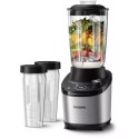 Philips High Speed Blender HR3760/10 7000 Series Tabletop, 1500 W, Jar material Glass, Jar capacity 2 L, Ice crushing, Metal/Bl