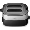 Philips Toaster HD2517/90 Daily Collection Power 830 W, Number of slots 2, Housing material Plastic, Black/Stainless Steel