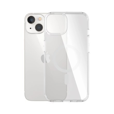 PanzerGlass HardCase MagSafe Compatible Back protection, Apple, iPhone 14/13, 100% Recycled Polyurethane (TPU), Clear