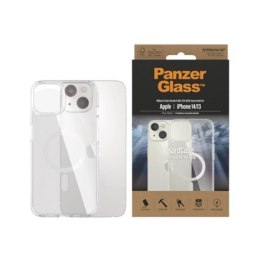 PanzerGlass HardCase MagSafe Compatible Back protection, Apple, iPhone 14/13, 100% Recycled Polyurethane (TPU), Clear