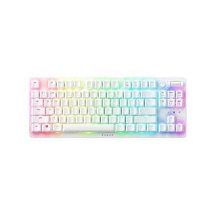 Razer Optical Keyboard Deathstalker V2 Pro RGB LED light, US, Wireless, White, Red Switch