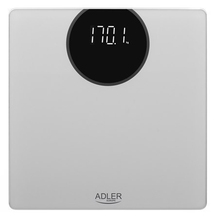 Adler Bathroom scale AD 8175	 Maximum weight (capacity) 180 kg, Accuracy 100 g, Silver