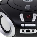 Adler CD Boombox AD 1181 USB connectivity, Speakers, Black