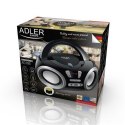 Adler CD Boombox AD 1181 USB connectivity, Speakers, Black