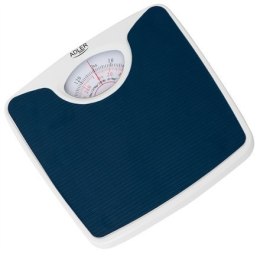 Adler Mechanical bathroom scale AD 8151b Maximum weight (capacity) 130 kg, Accuracy 1000 g, Blue/White