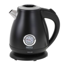 Camry Kettle with a thermometer CR 1344 Electric, 2200 W, 1.7 L, Stainless steel, 360° rotational base, Black