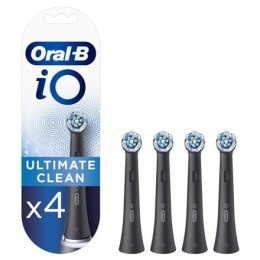 Oral-B Replaceable Toothbrush Heads iO Ultimate Clean For adults, Number of brush heads included 4, Black