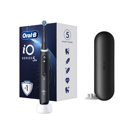 Oral-B Electric Toothbrush iOG5.1B6.2DK iO5 Rechargeable, For adults, Number of brush heads included 1, Matt Black, Number of te