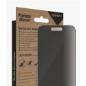 PanzerGlass Screen protector, Apple, iPhone 14 Pro, Glass, Black, Privacy