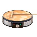 Adler Crepe Maker AD 3058 1600 W, Number of pastry 1, Crepe, Stainless Steel/Black