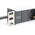 Digitus Aluminum outlet strip with 8 safety outlets 	DN-95401 Sockets quantity 8, 8x safety outlets 250VAC 50/60Hz / 16A / 4000W