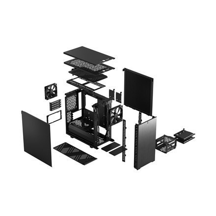 Fractal Design Define 7 Mini Black Solid, mATX, Mini-DTX, Mini ITX, Power supply included No Fractal Design Define 7 Mini Black Solid, mATX, Mini-DTX, Mini ITX, Power supply included No