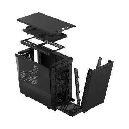 Fractal Design Define 7 Nano Black TG Light Tint, Mini ITX, Mini-DTX, Power supply included No Fractal Design Define 7 Nano Black TG Light Tint, Mini ITX, Mini-DTX, Power supply included No