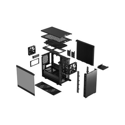 Fractal Design Define 7 Nano Black TG Light Tint, Mini ITX, Mini-DTX, Power supply included No Fractal Design Define 7 Nano Black TG Light Tint, Mini ITX, Mini-DTX, Power supply included No