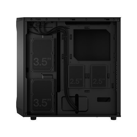 Fractal Design Focus 2 Black Solid, Midi Tower, Power supply included No Fractal Design Focus 2 Black Solid, Midi Tower, Power supply included No