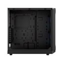 Fractal Design Focus 2 RGB Black TG Clear Tint, Midi Tower, Power supply included No