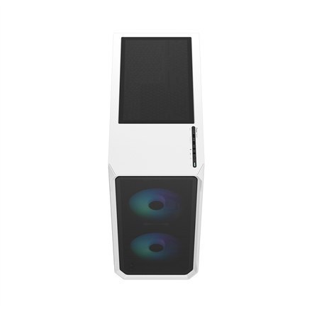 Fractal Design Focus 2 RGB White TG Clear Tint, Midi Tower, Power supply included No Fractal Design Focus 2 RGB White TG Clear Tint, Midi Tower, Power supply included No