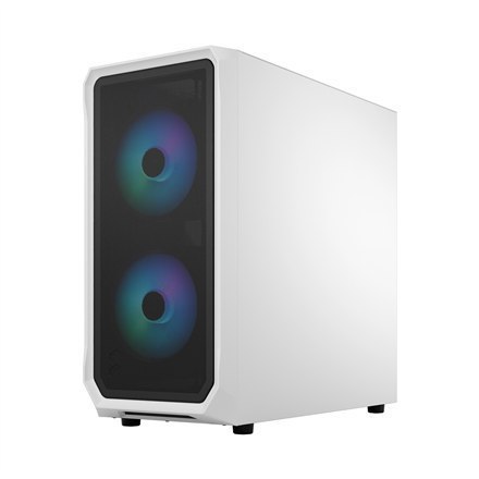 Fractal Design Focus 2 RGB White TG Clear Tint, Midi Tower, Power supply included No Fractal Design Focus 2 RGB White TG Clear Tint, Midi Tower, Power supply included No