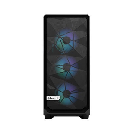 Fractal Design Meshify 2 Compact RGB Black TG Light Tint, Mid-Tower, Power supply included No Fractal Design Meshify 2 Compact RGB Black TG Light Tint, Mid-Tower, Power supply included No